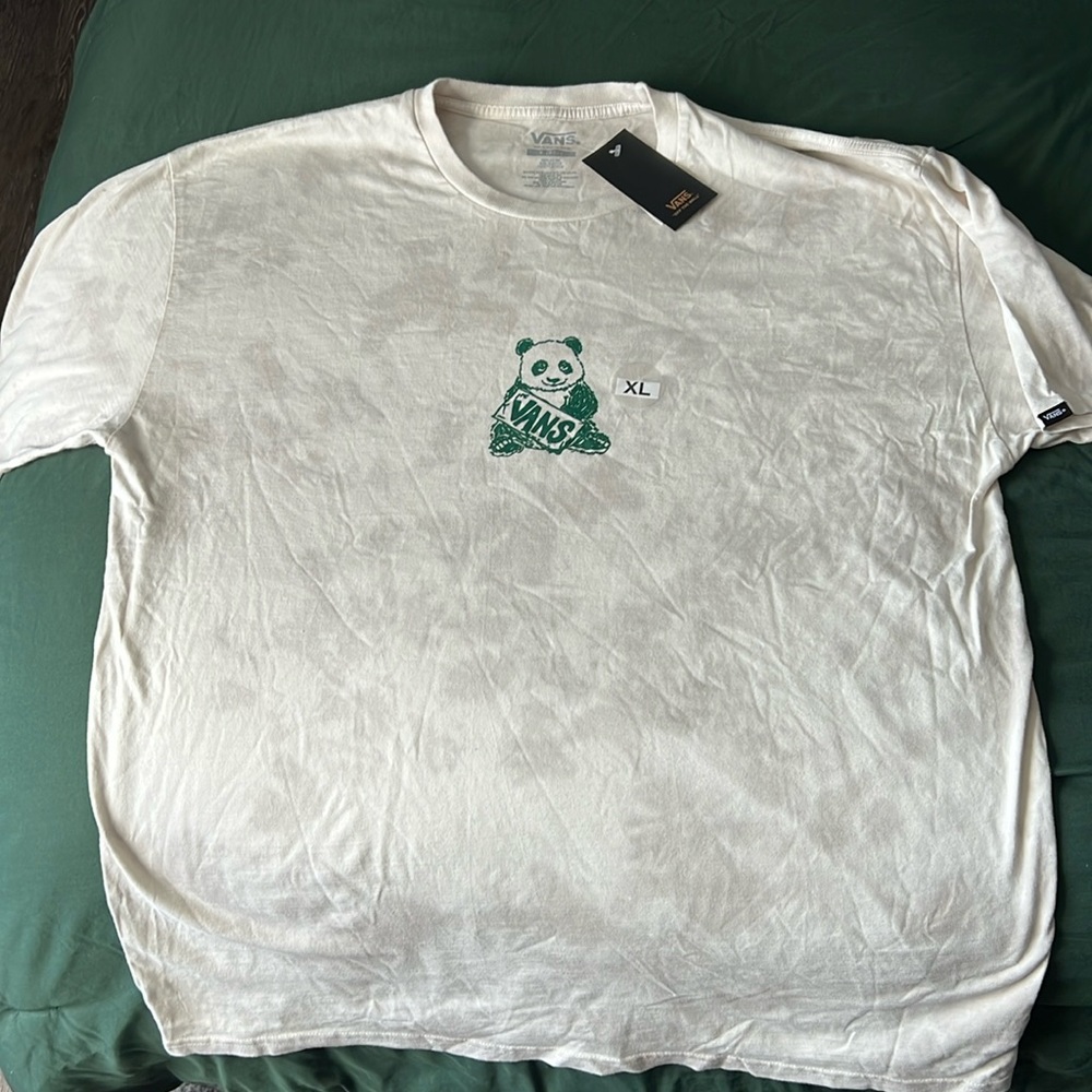 Cream/Light purple Tye Dye Vans T-Shirt